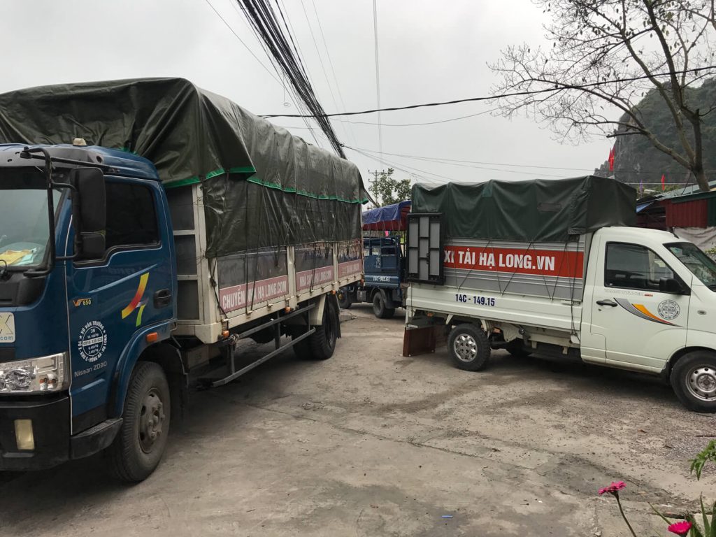 Xe tải chở hàng Đại Yên Hạ Long
