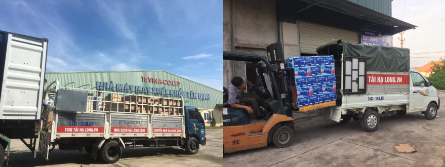 Dịch vụ cho thuê xe tải chở hàng Quảng Ninh